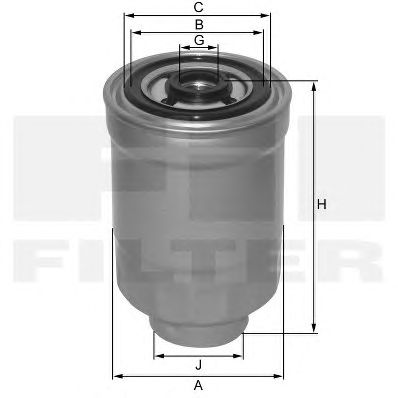 FIL FILTER zp522f -  Топливный фильтр